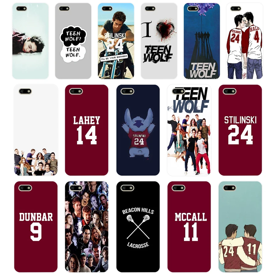 Чехол 122FG для подростков Wolf Stilinski 24 McCALL 11 LAHEY Мягкий Силиконовый ТПУ чехол huawei Honor 7a