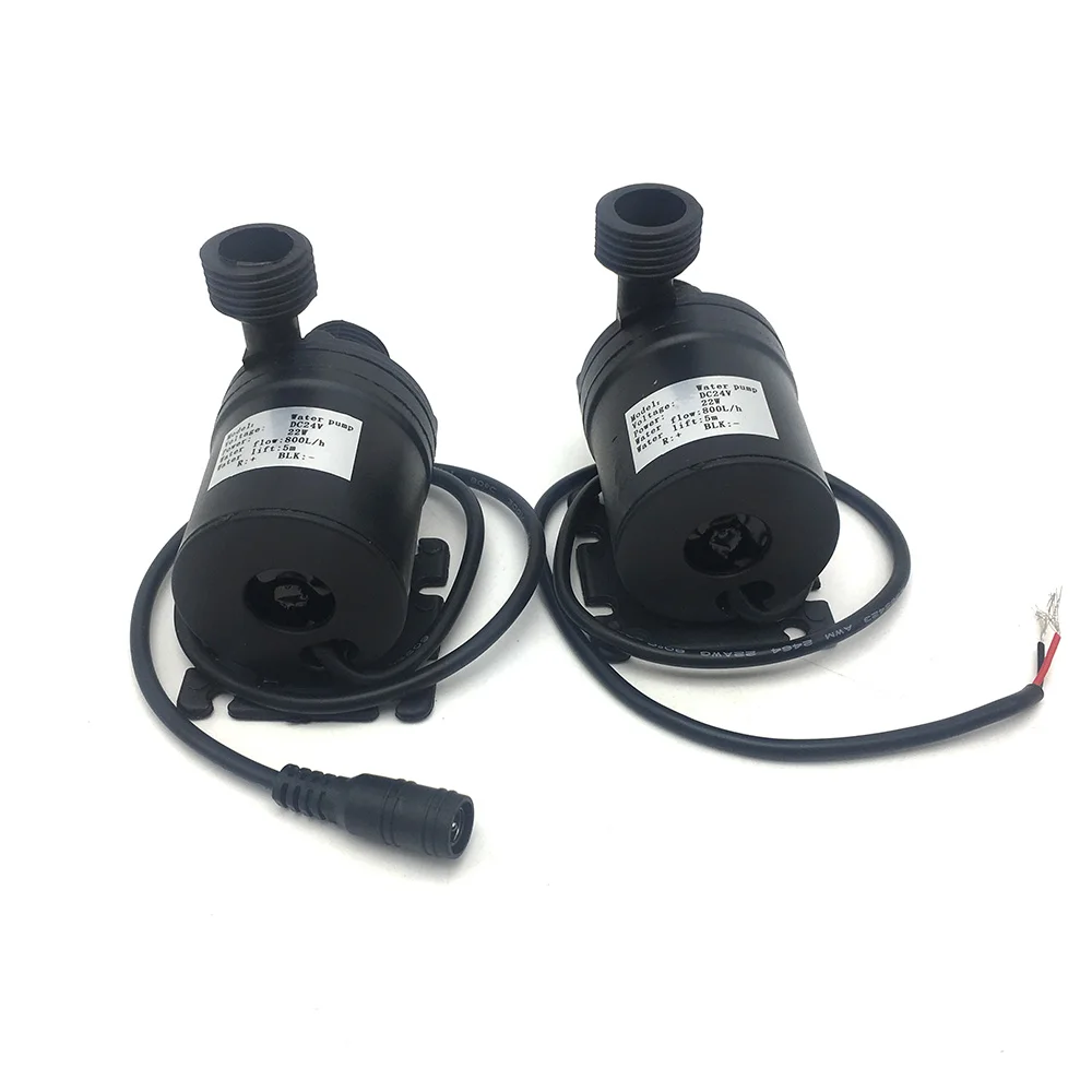 DC12V 24V Brushless Motor Water Pump 800L/H Max Lift 5m Submersible Water Pump