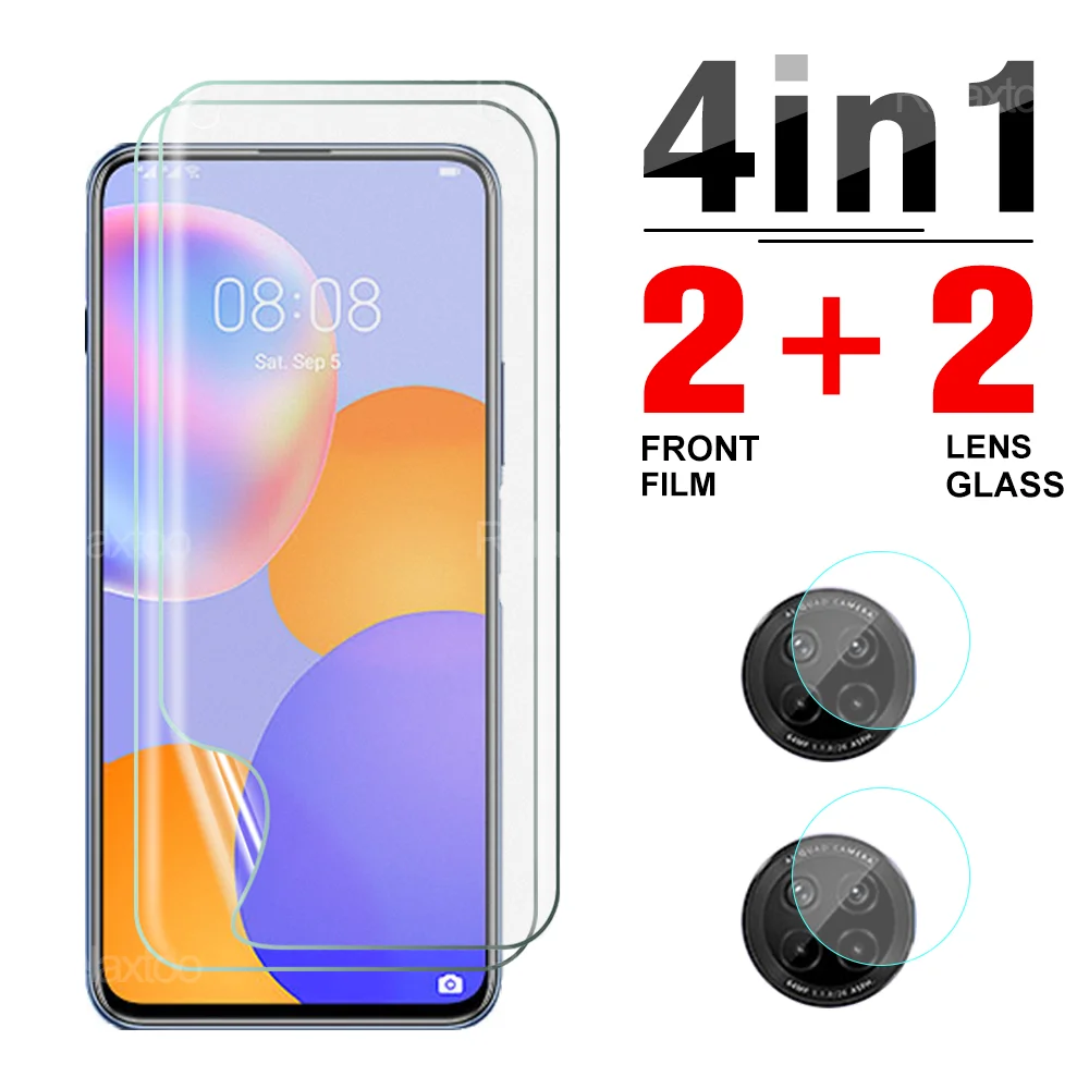 Защитная пленка 4 в 1 для Huawei Y9A Y9S Y9 Y7 Pro Prime 2019 Y7A 2020 2 шт. | Мобильные телефоны и