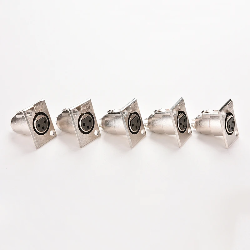 Разъем для микрофона JETTING Cannon Female XLR 3Pin Jack|Микрофоны| |