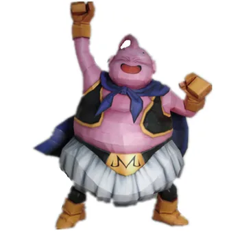 

69CM Dragon Ball Z Fat Majin Buu Paper Model Assembling Toys Statue Action Figure Collection Model Toy X2716