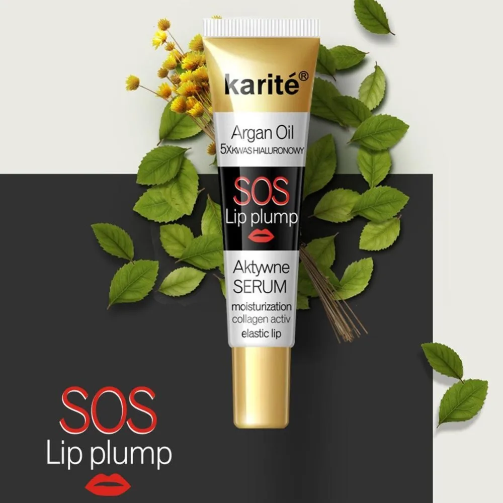 Instant Volumising Lip Plumper Moisturizing Lip Repairing Reduce Lip Fine Lines Brighten Lip Color Collagen Lip Plumper Oil