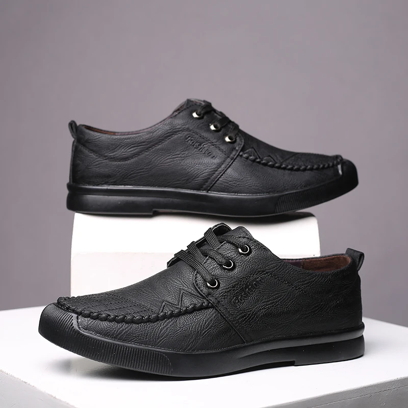 Мужские кроссовки; кожаная обувь; Zapatos De Hombre; модная мужская повседневная обувь на плоской подошве; Весенняя брендовая мужская мягкая удобная обувь