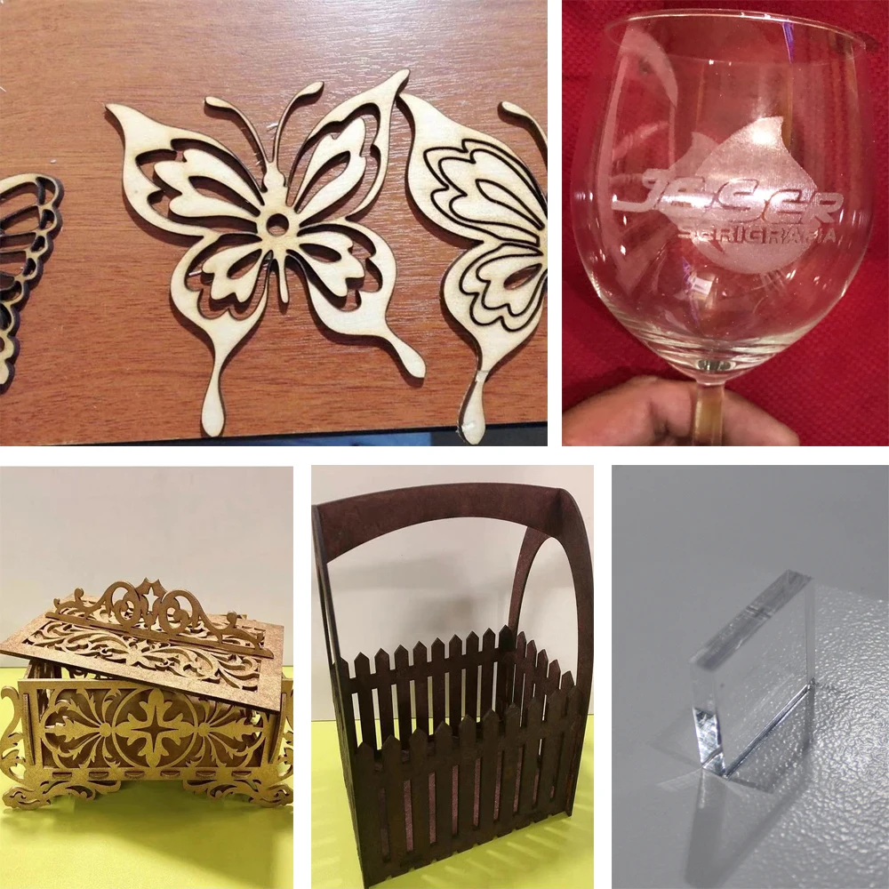 samples from tekai laser cutting machine 1390 1