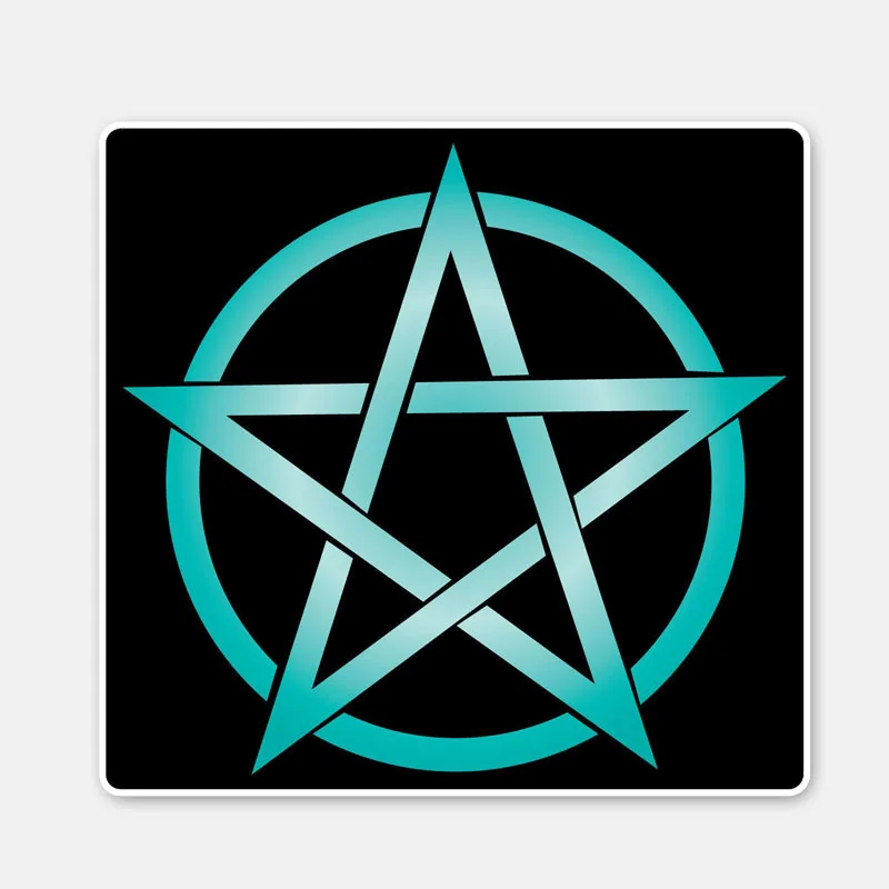 

Hot Cartoon Pentagram Car Sticker Motorcycle Accessories KK Vinyl Decals Waterproof PVC 12CM X 12CM