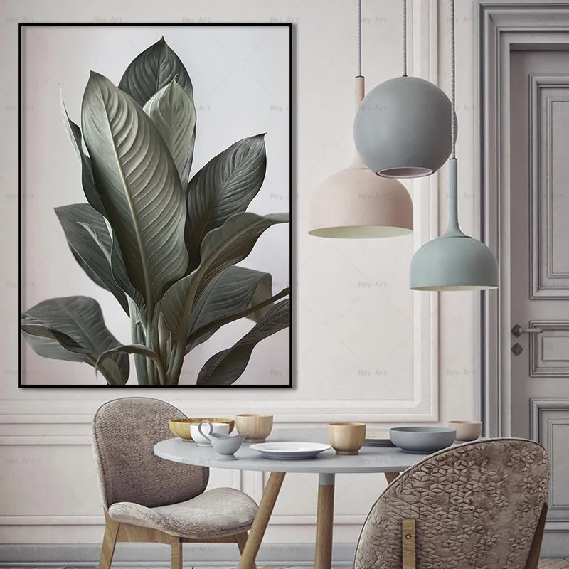 Nordic Giclee Prints Plant Canvas Painting Green Leafs Wall Art Scandinavia Home Decorative Pictures for Living Rooms Nordic Giclee Prints Plant Canvas Painting Green Leafs Wall Art Scandinavia Home Decorative Pictures for Living Rooms