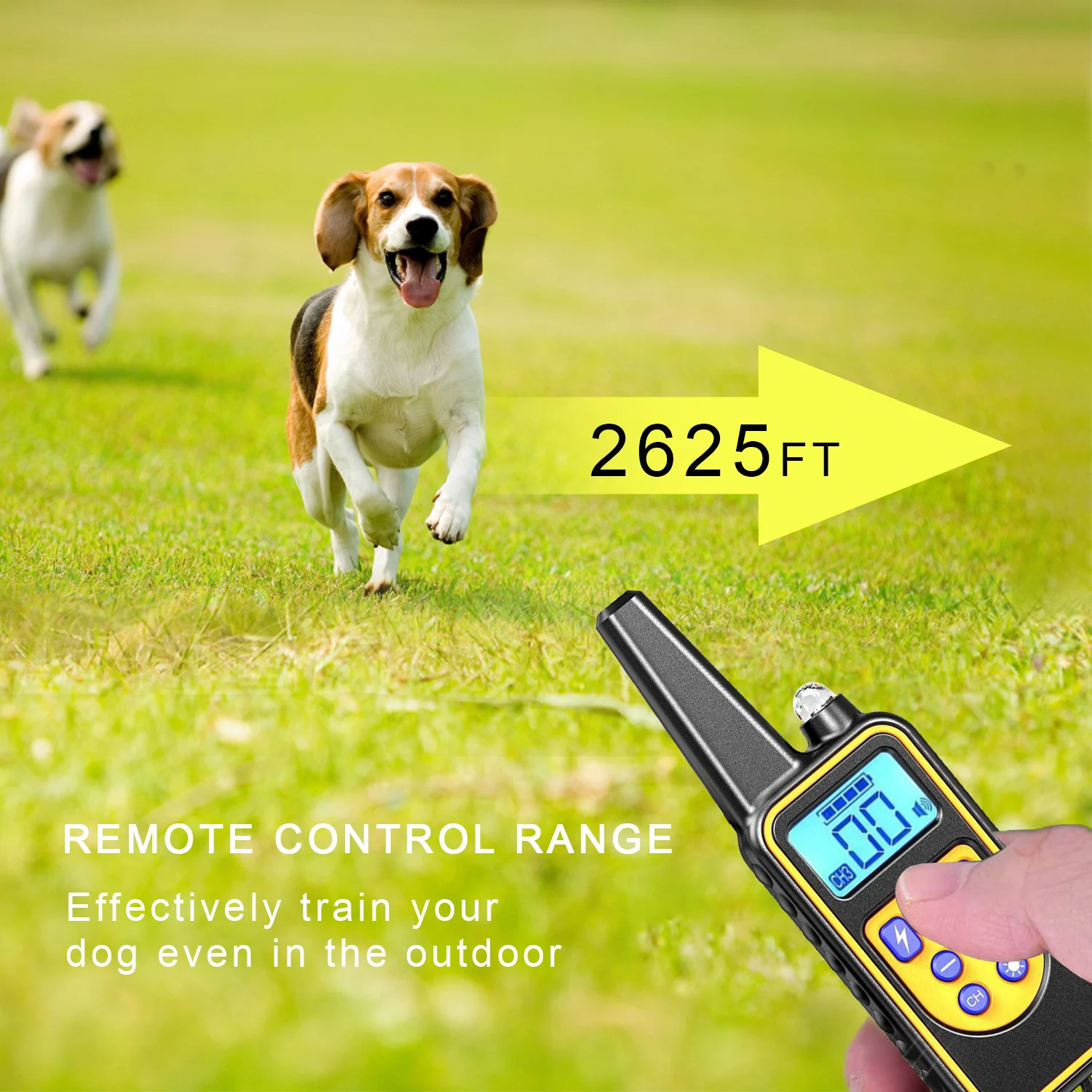 Goedkoop Elektrische Hond Opleiding Kraag Oplaadbare Pet Trainging Kraag Met 800 M Afstandsbediening Trillingen Stop Barking Huisdier Halsband