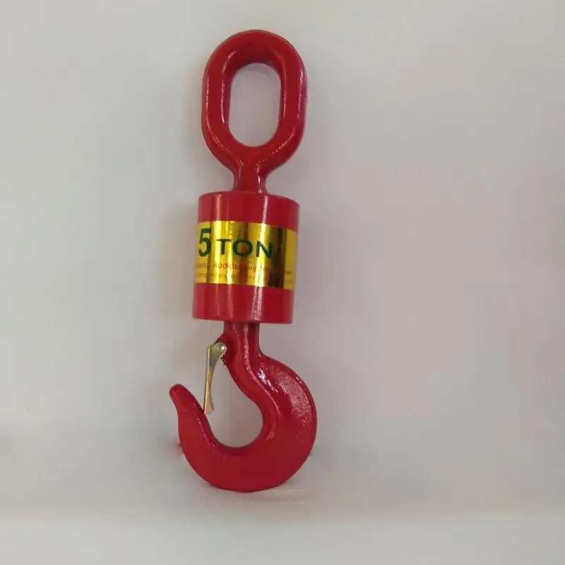 

Alloy Steel Vertical Multijunction Hook/Spin Lifting Hook Eye Hook/Universal Swivel/Wire Rope Anti-Rotation Device/Lifting Crane