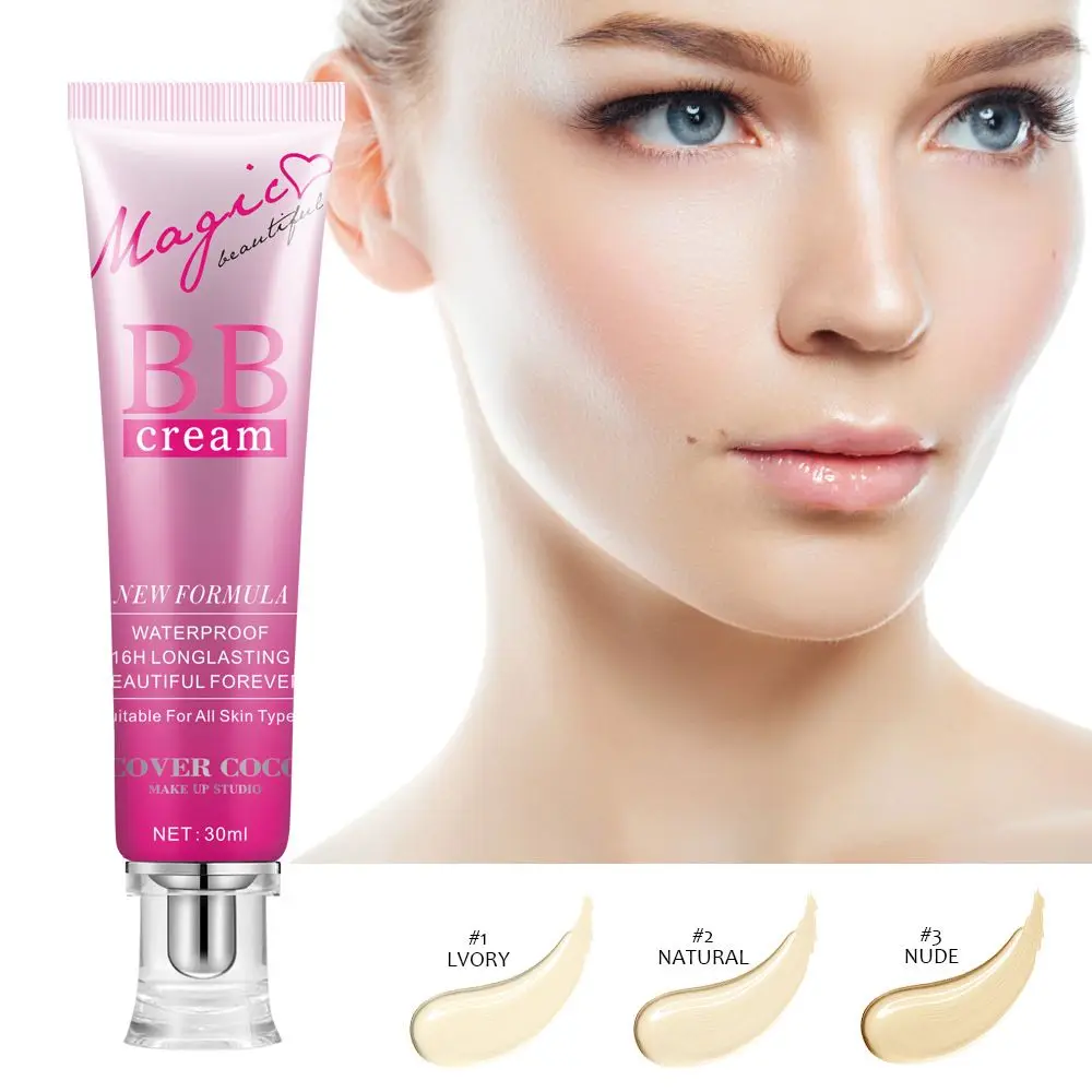 

LAIKOU Concealering BB Cream Facial Brightening Foundation Concealer Waterproof Contour Makeup Base Primer BB Cream Skin Care