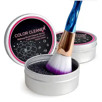 

RUIMIO Makeup Brushes cleaning boxes Color Removal Cleaner Sponge Easily Remove Eye Shadow Blush Makeup Brushes Switch