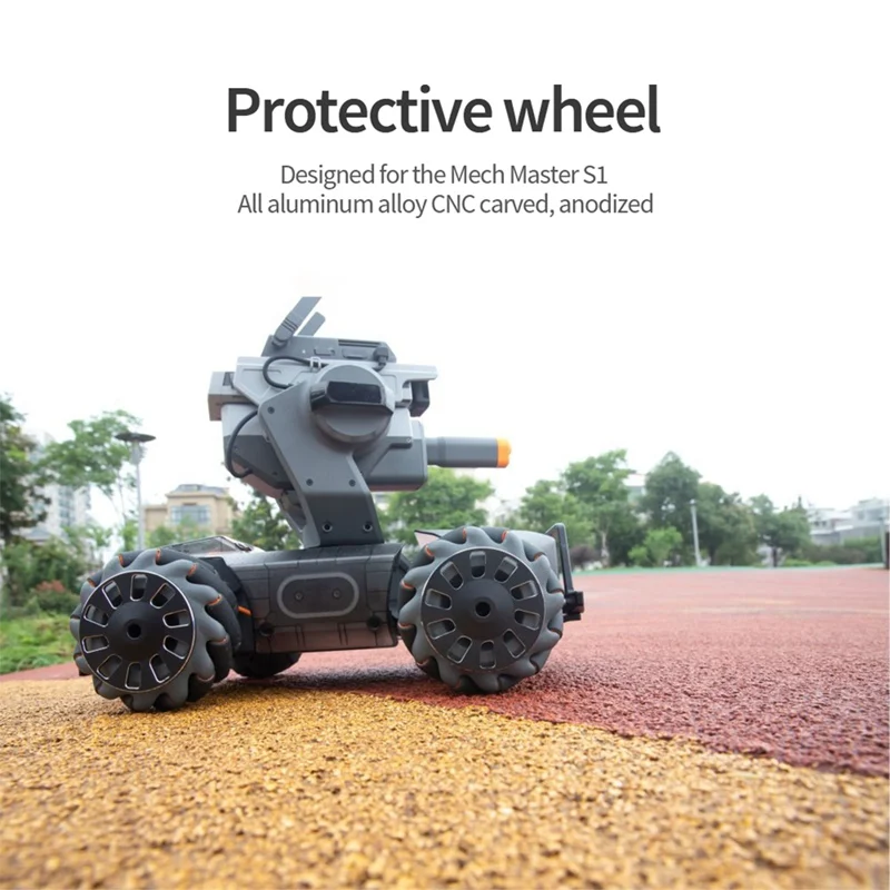 Brand New Protective Wheel Collision Protection CNC Aluminum Alloy Upgrade Accessories For DJI RoboMaster S1