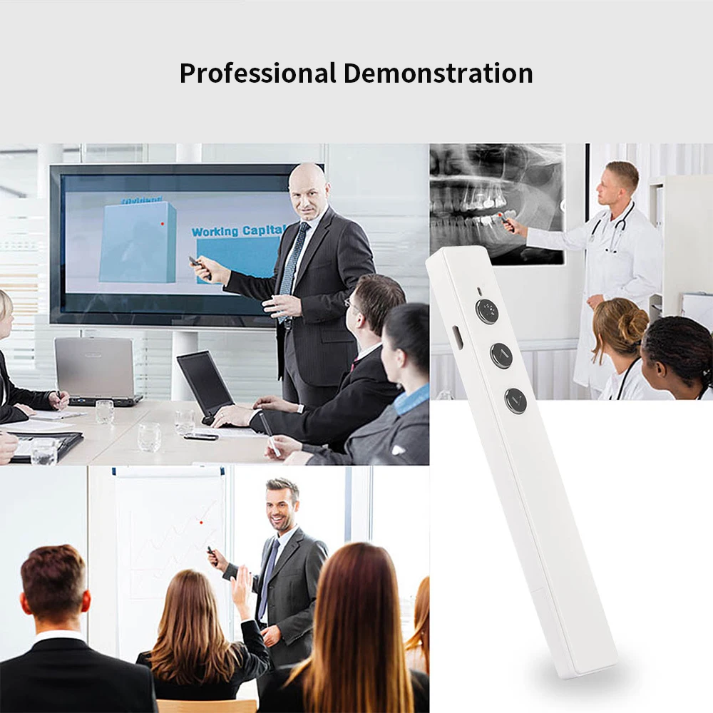 PPT флип-ручка беспроводной Презентер PPT кликер многофункциональная электронная проекционная ручка Лазерная флип-ручка пульт дистанционного управления PR-20