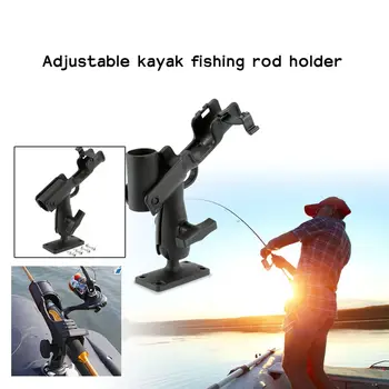 

Fishing Tool Fishing Tackle 3.2cm Diameter Rod Holder 360 Degree Adjustable Rod Holder for Boat Kayak Fishing Pesca