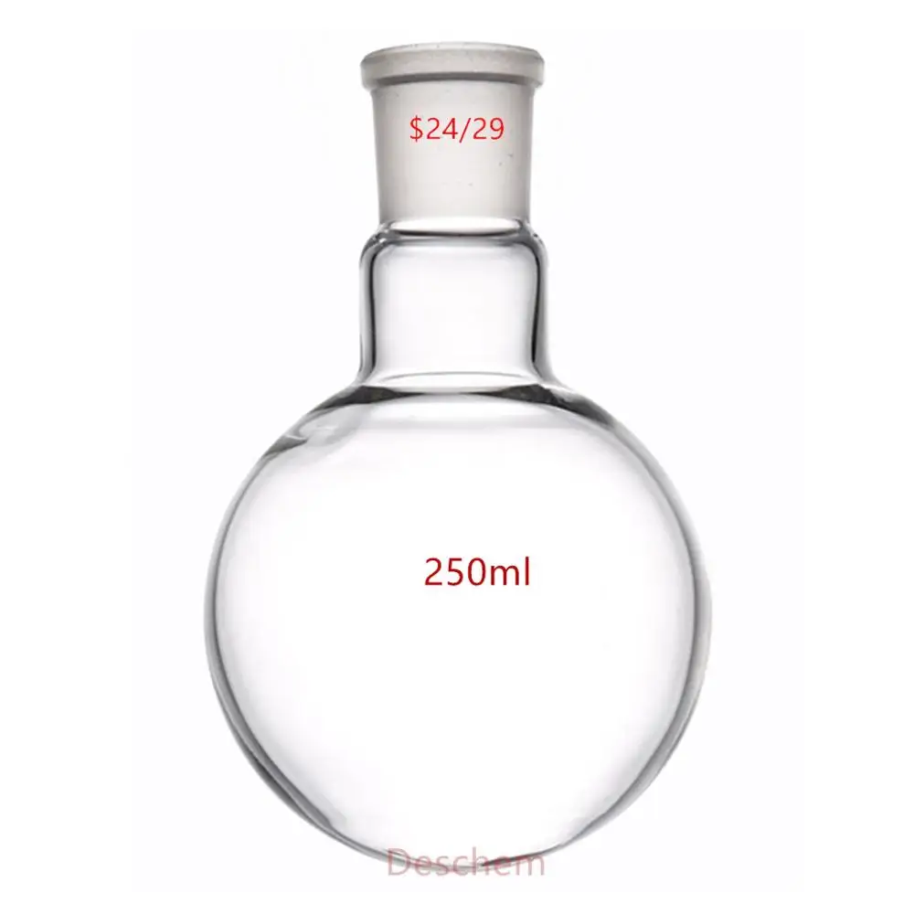 Лабораторная стеклянная колба с круглым дном 250 мл 24/29|glass wall tiles kitchen|flask hipglass bag |