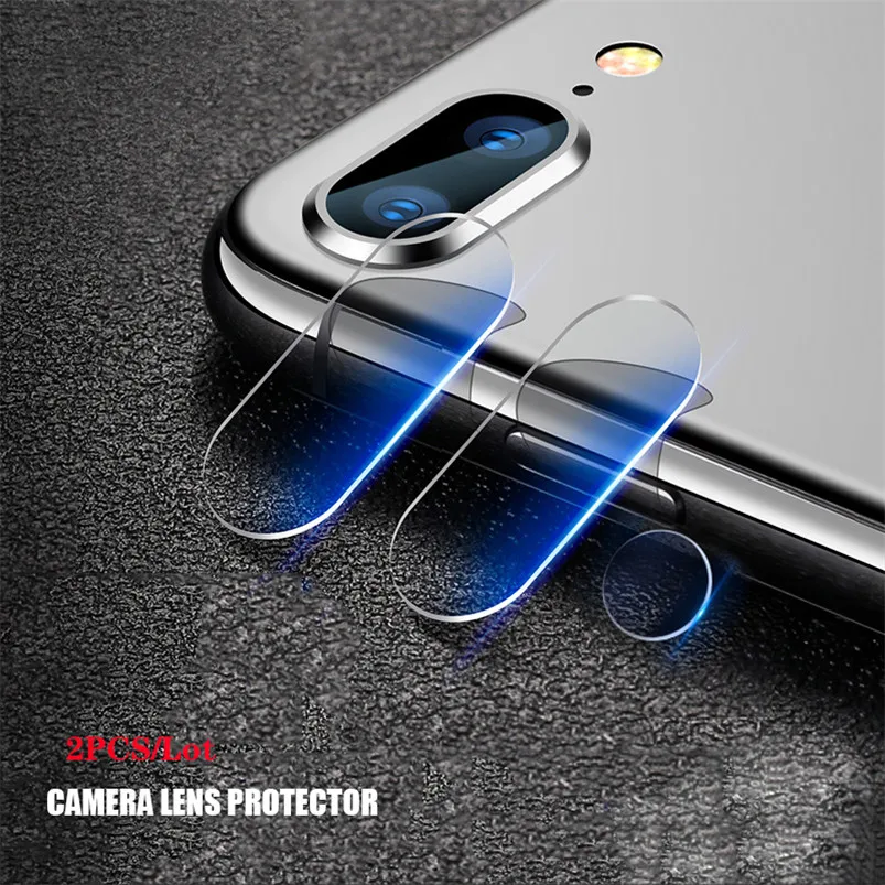 2 шт. пленка для объектива камеры из закаленного стекла для iPhone 7 8 Plus 10 X XR XS Max защита заднего экрана телефона для iPhone 7 Plus стеклянная пленка