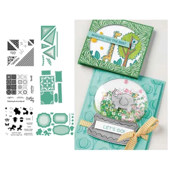 

CH Flower and Animals Metal Cutting Dies and stamps DIY Scrapbooking Card Stencil Paper Cards Album Decoration Paper Cards Decor