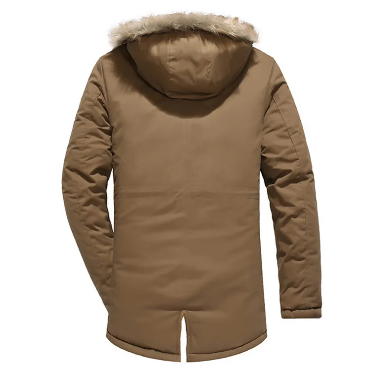 Mountainskin, Мужская зимняя флисовая куртка Parker, Мужская Толстая куртка с капюшоном и меховым воротником, мужская длинная Повседневная Верхняя одежда, брендовая одежда SA796