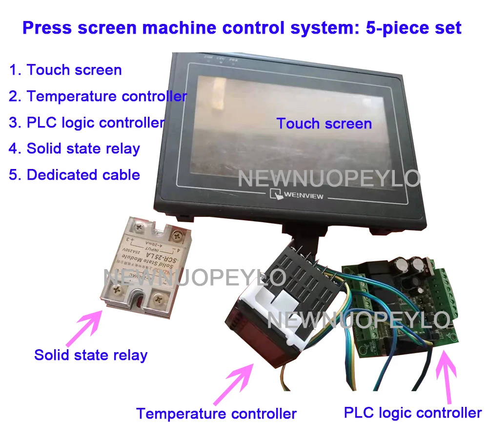 

ACF Repair LCD screen equipment pulse pressing machine control system touch temperature controller PLC logic