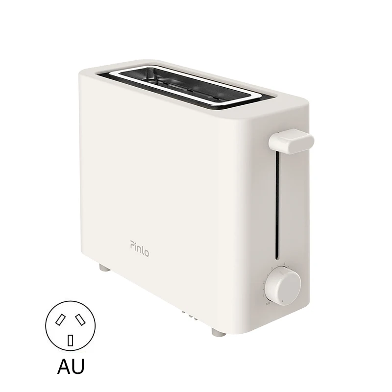 White AU plug XIAOMI MIJIA Pinlo мини-тостер PL-T050W1H тостеры печь выпечка кухонная техника для завтрака хлеб сэндвич машина быстрая безопасность - Цвет: White AU plug