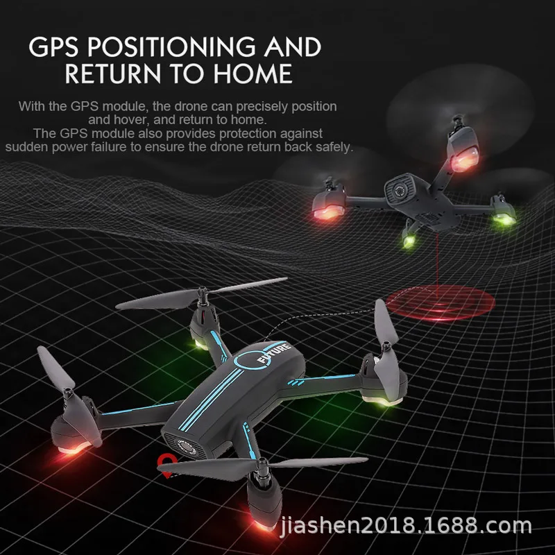 Jxd da Jxd528 (518 модернизированный) gps с фиксированной точкой высокой четкости воздушный Квадрокоптер для фотографий беспилотный летательный