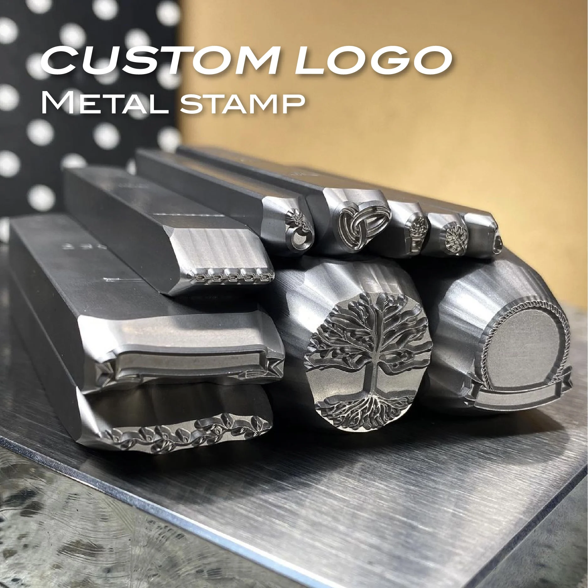 Customized Logo Symbol Metal Punch Metal Stamping Kit Metal 