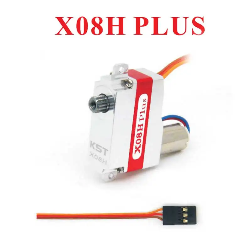 

KST X08H Plus 4.8kg.cm@7.4V Metal Gear 9g Digital Wing Coreless Servo for RC Model Operation Voltage 3.8-8.4V