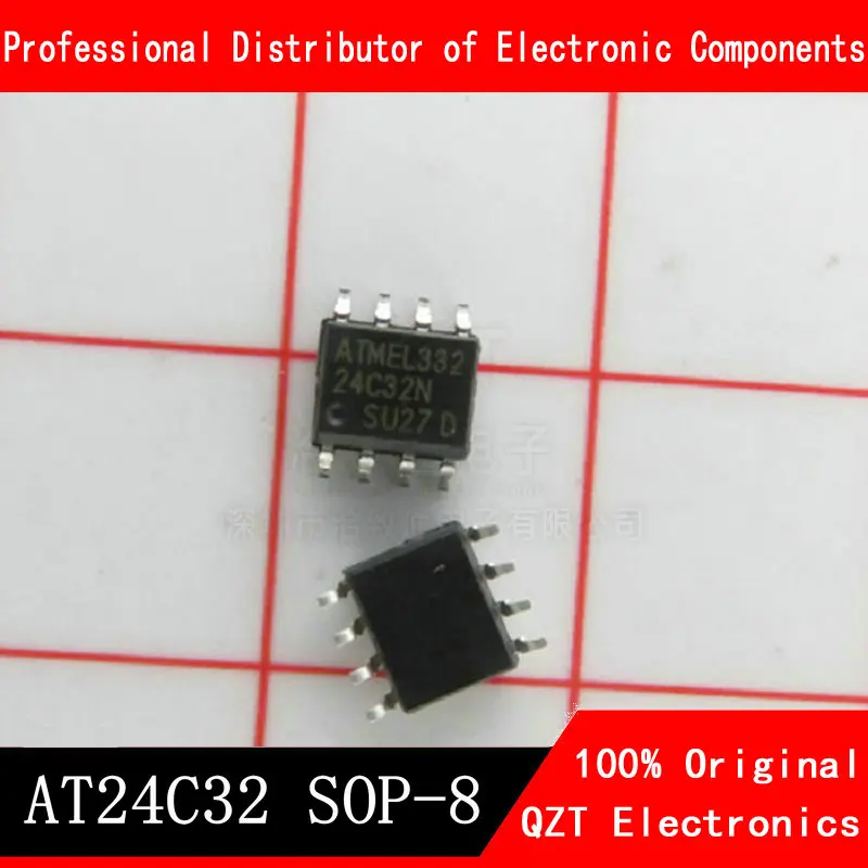 10PCS AT24C32 24C32 SOP8 24C32N 24C32AN SOP-8 SMD New and Original IC Chipset 1pcs lot 100% new tps54228ddar tps54228 54228 sop8 ic chipset