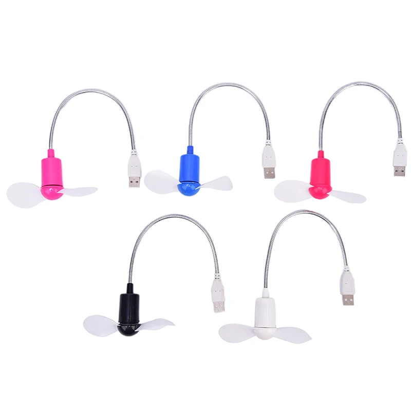 

Practical New Mini USB Fan Flexible USB Cooling Fan With Switch For Notebook Laptop Computer Office Gadgets