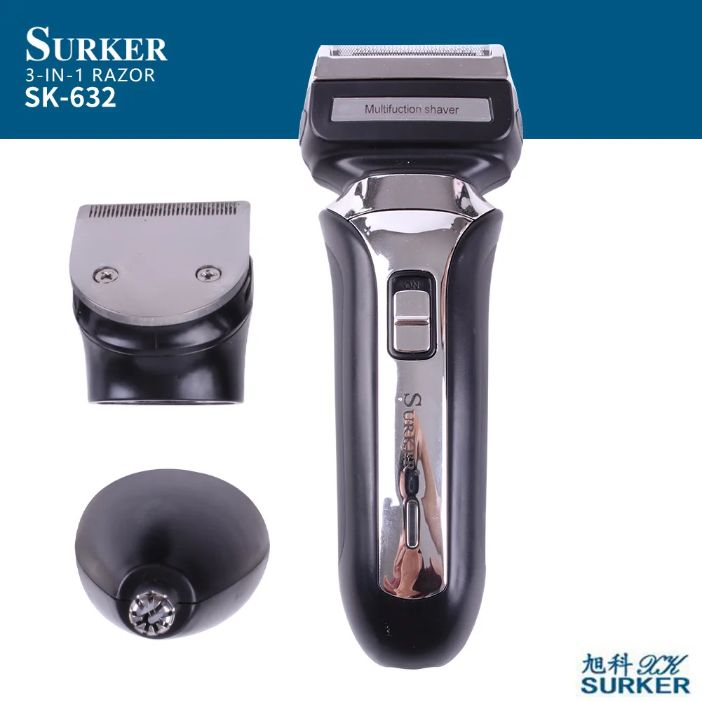  New Products Three-in-One Multi-functional Shaver/Hair Clipper/Nose Hair Trimmer