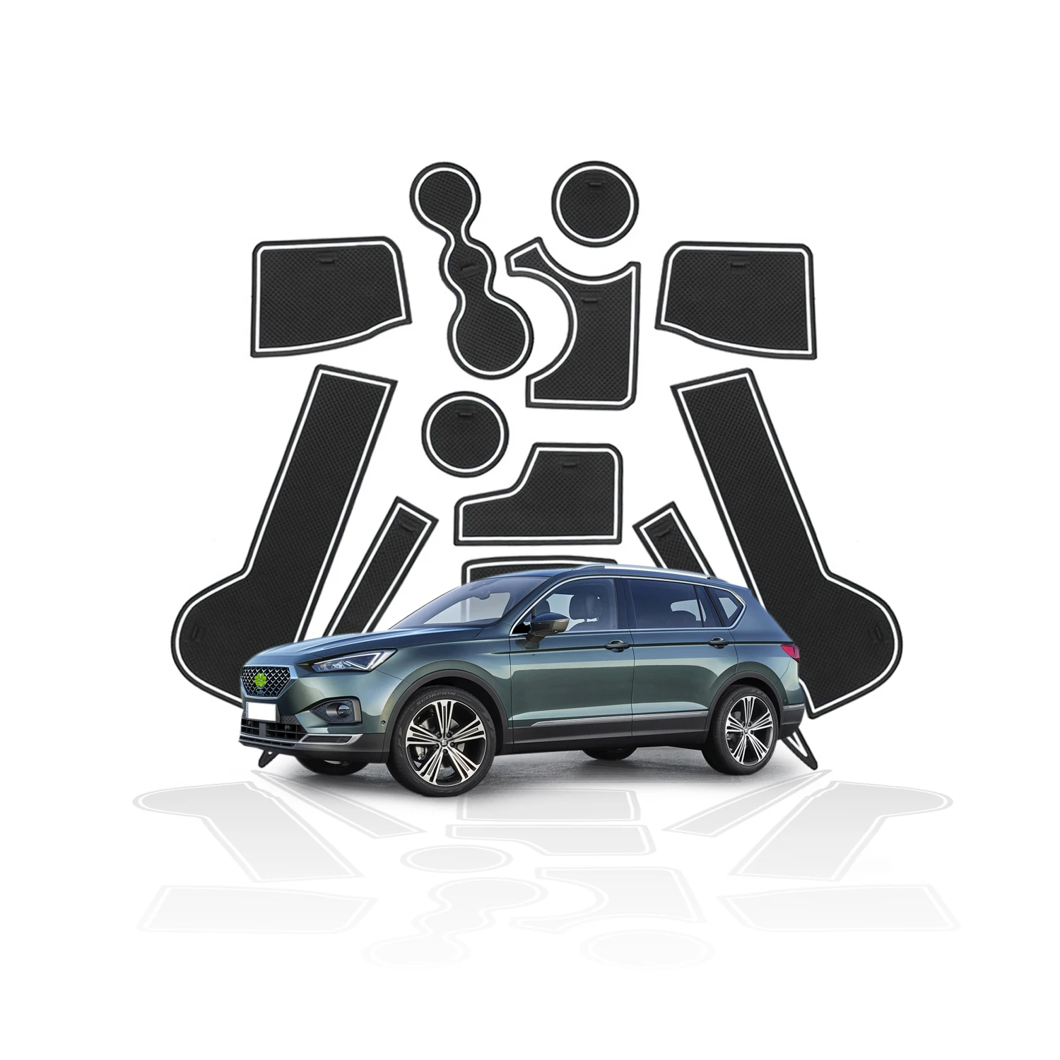 carro anti-deslizamento à prova de poeira porta