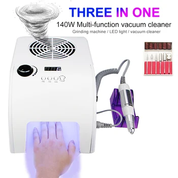 

LED Nail Lamp Nail lamp 140W Full-featured Manicure Machine With 35000Rpm Nail Drill Machine And 40W Vacuum Dust Collector