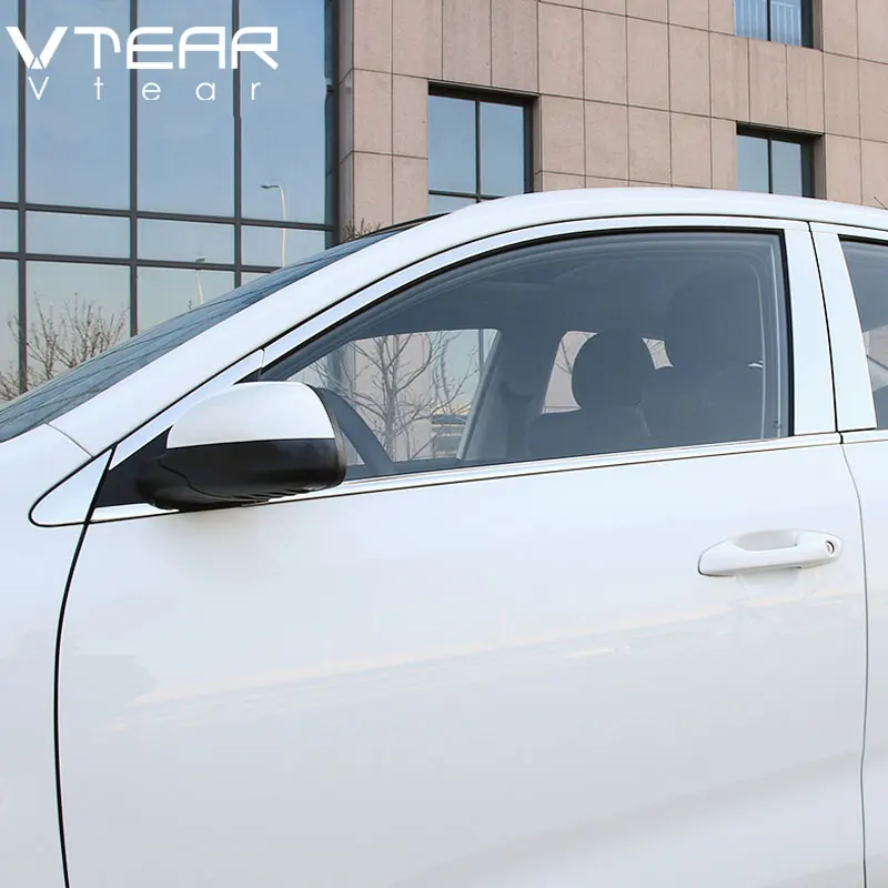 Vtear для киа рио 4 тюнинг Kia Rio аксессуары накладка на окно автомобиля хромированная