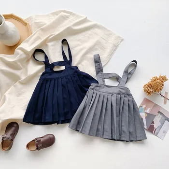 

MILANCEL kids skirt spring girls pleated skirt fashion girls clothing 2 colors school style skirt for girls