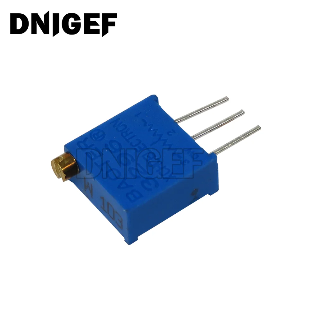 10pcs 3296W 1K 2K 5K 10K 20K 50K 100K 200K 500K 1M 2M ohm 100R 200R 500R 50 100 200 500 ohm 3296 Trimpot Trimmer Potentiometer