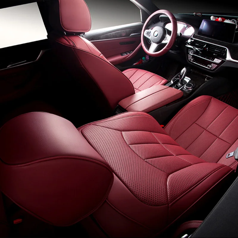 leather car seat covers For hyundai tucson 2019 solaris kona getz ix35 creta ix25 i40 accent ioniq veloster santa fe accessories