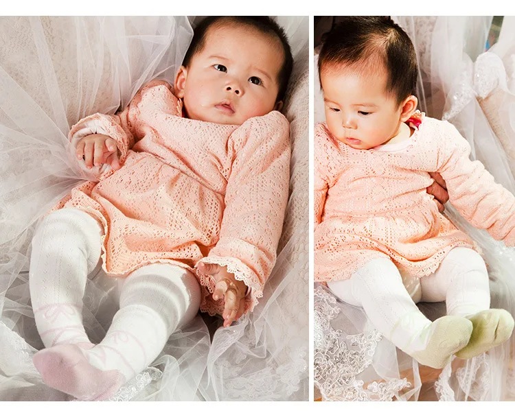 Children baby infant pantyhose kids girls Tights Newborns Knitted Pantyhose Cotton Warm dance Stocking