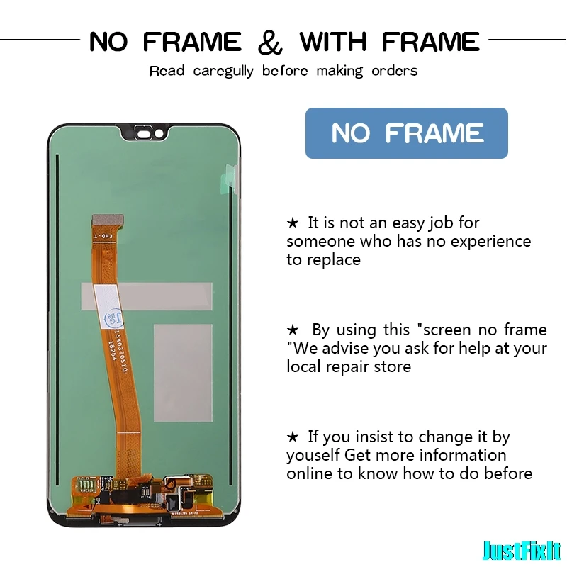 Протестированный 5,8 'для huawei honor 10 honor 10 ЖК-дисплей+ кодирующий преобразователь сенсорного экрана в сборе Замена+ COL-L29 отпечатков пальцев