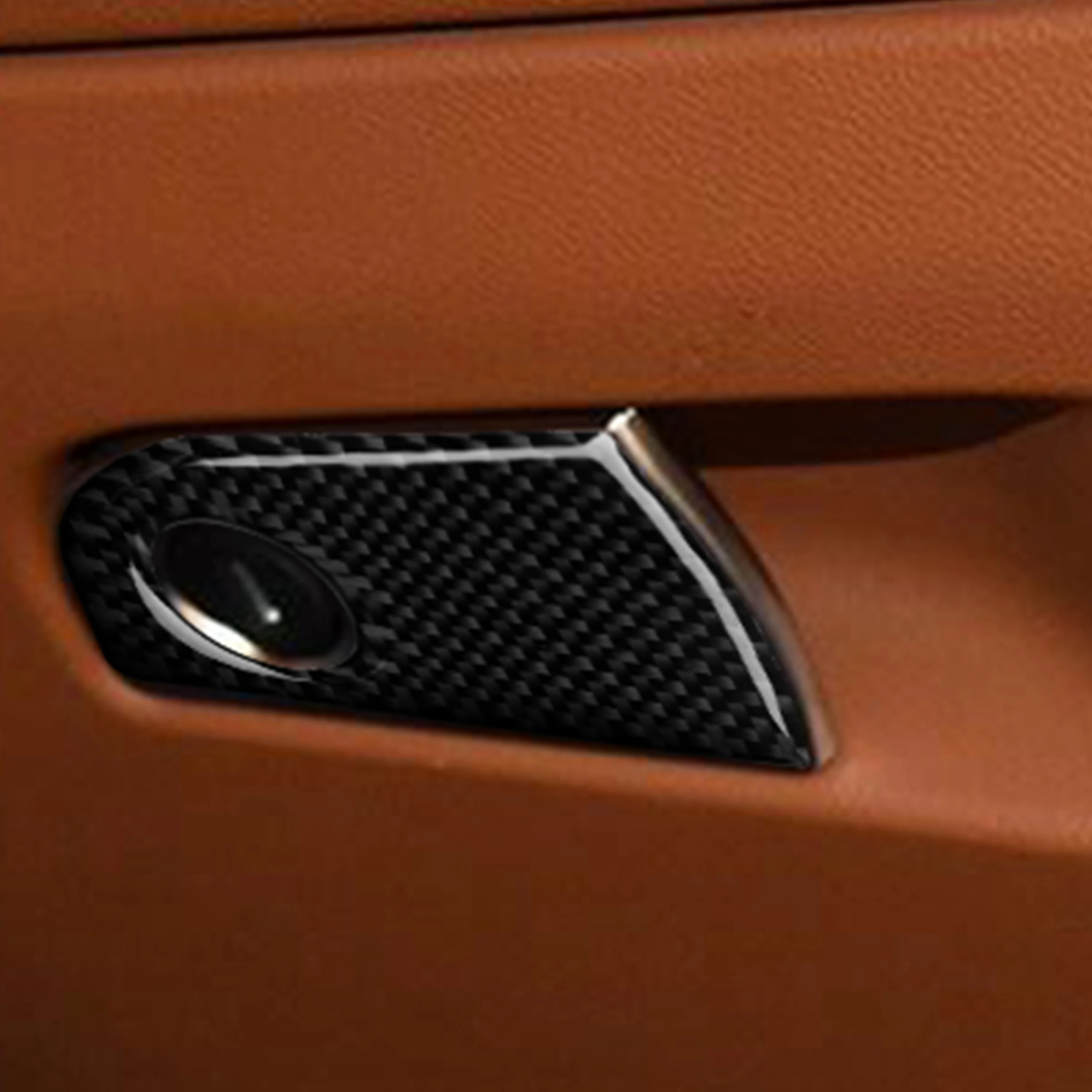 Для Alfa Romeo Giulia 2017 2019 углеродное волокно пилот коробка для хранения ручки крышки