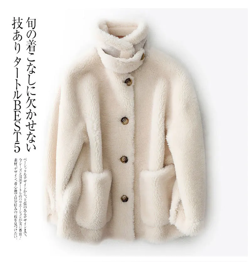 New Winter Coat Women Clothes Faux Cashmere Fur Coat Loose 8 Colors OverCoat Thick Warm Casual Female Plush Coats D90
