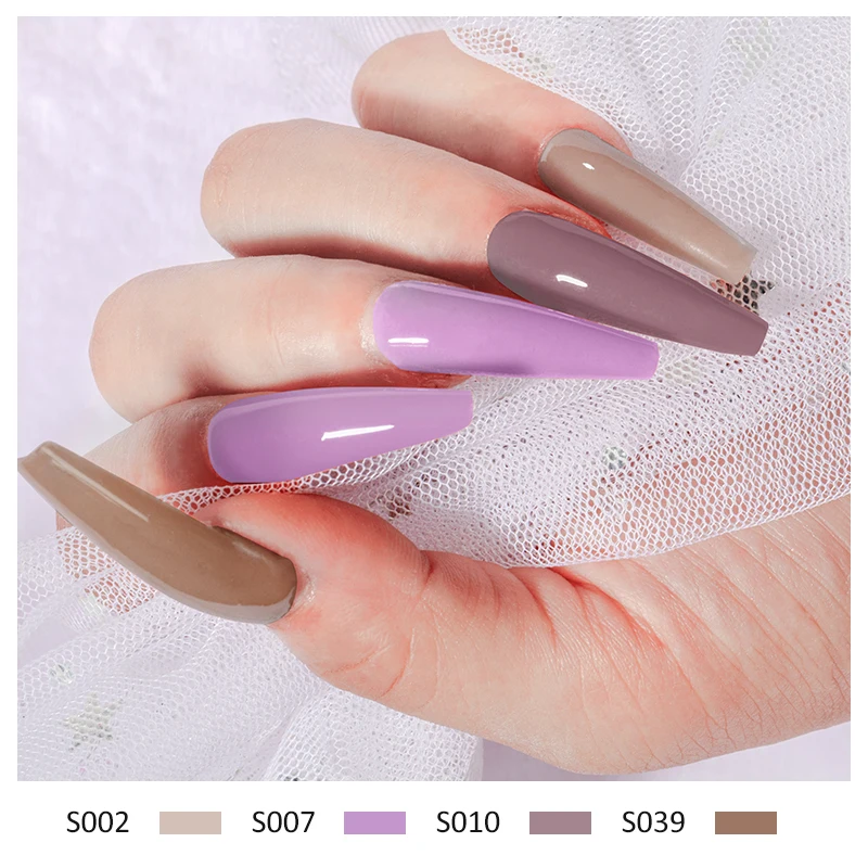ROSALIND Gel Nail Polish Set Professional Tool Kit Glitter Vernis Semi Permanent Nail Art Base Top Coat UV LED Gel Polish Set