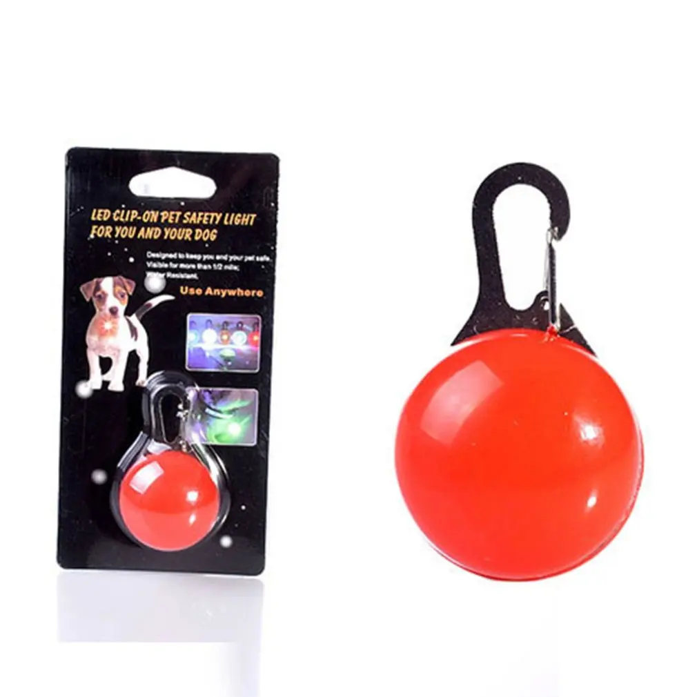

Cute Dogs Glowing Collars Pet Dog Necklace Round Pendants Flashing Led Collar Safety Luminous Dog Collar For Small Medium Dogs