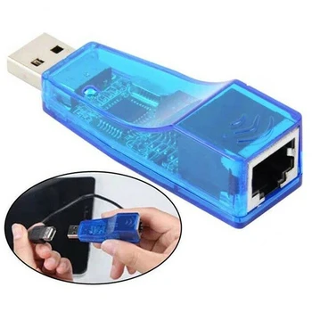 

External USB Ethernet Adapter 10/100Mbps USB 2.0 to LAN RJ45 Ethernet Network Card LAN Adapter Converter For Windows 7/8/10/XP