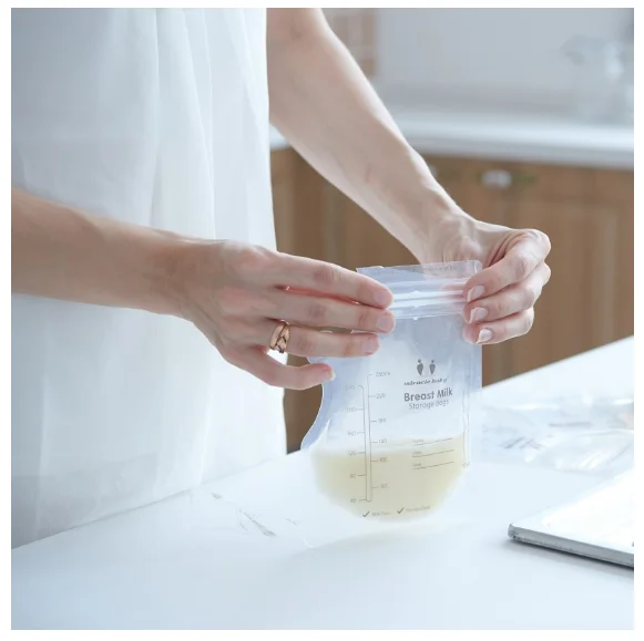 

15 PCS Baby Food Storage Breast Milk Storage Bags To Store Milk Bag 250ml BPA free Freezer Feeding Bags almacenaje leche