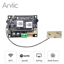 Up2stream WiFi Аудио приемник модуль со Spotify Airplay DLNA 24 бит 192 кГц FLAC мультирум мини V2 плата