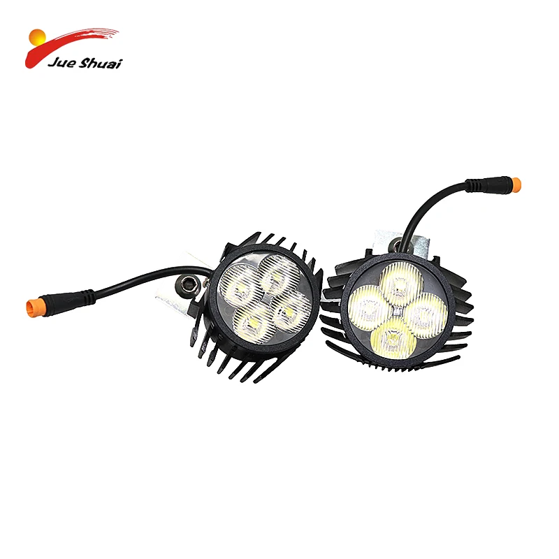 X60 электрический скутер головной свет практичное качество свет безопасная путешествие для электрического скутера Patinete Eletrico аксессуары части для взрослых - Цвет: 1 Pair Head Light