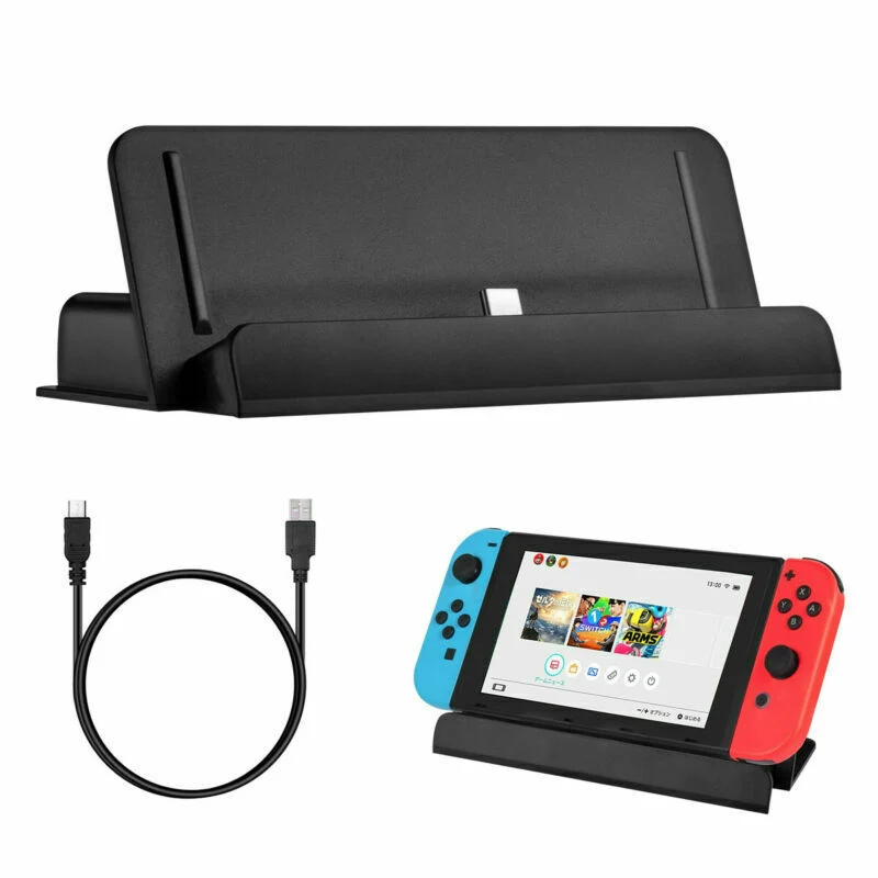 Per Nintendo Switch Supporto Di Ricarica Caricatore Per Dock Per Console Usb Di Tipo C Per Supporto Per Caricabatterie Mini Dock Station Ns Switch Lit