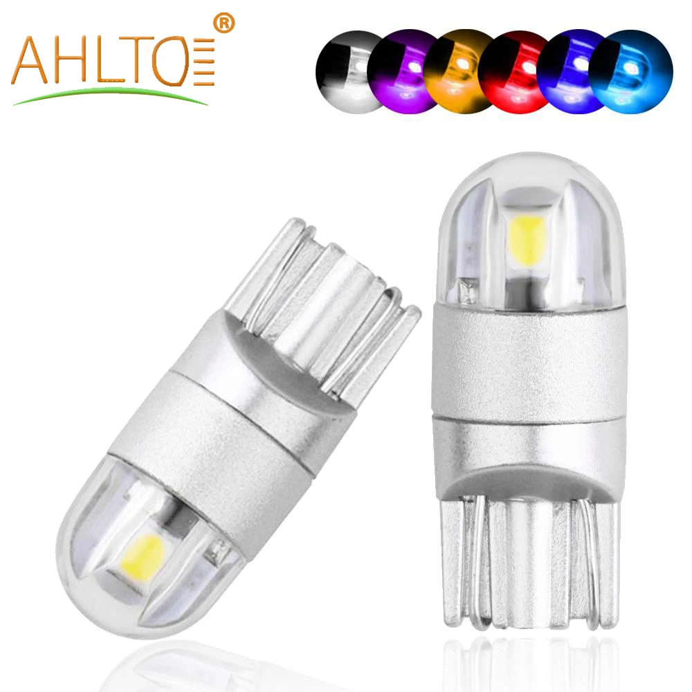 2 шт. T10 W5w автомобиля Bulb3030 2SMD указатель поворота номерного знака светильник лампа