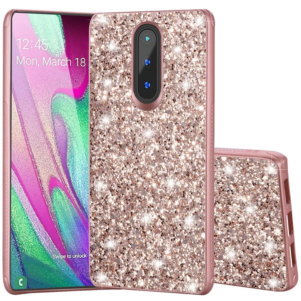 Для Coolpad, чехол для телефона, чехол с двойным слоем ТПУ+ ПК, гибридный чехол, противоударный, против царапин, защитный мерцающий чехол