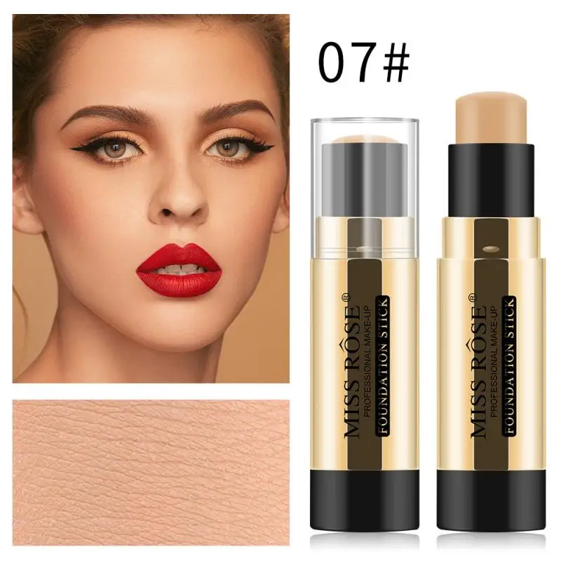 Full Cover Contour Repair Face Concealer Cream Base Primer Moisturizer Highlighter Stick Makeup Foundation |