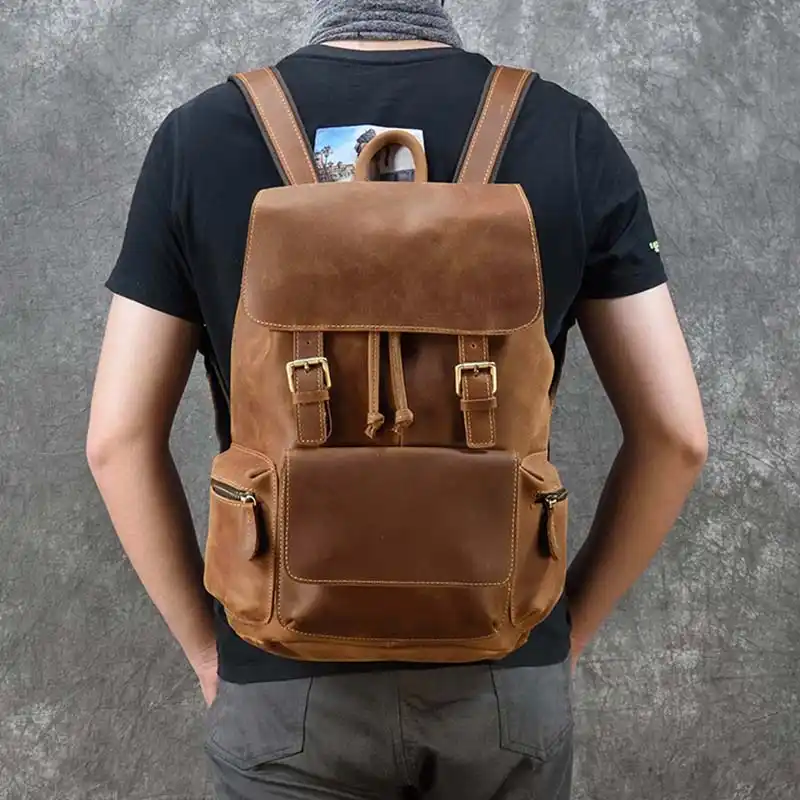 Mochila Piel Hombre Vintage Online Sale, UP TO 62% OFF | agrichembio.com